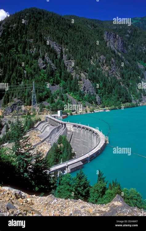 Diablo Dam Diablo Lake Ross Lake National Recreation Area Cascade