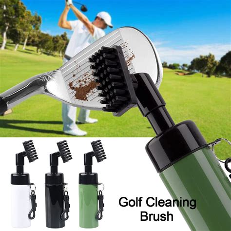 Golf Club Cleaner Brush Leakproof Spray Groove Golf Cleaning Kit Washer