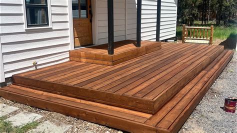 Sherwin Williams Canyon Brown Transparent Deck Stain Youtube