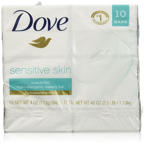 Dove Sensitive Skin Unscented Beauty Bar 4 Oz 10 Bars Price In Pakistan