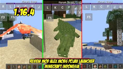 Review Mod Alex Mobs Pojav Launcher Minecraft Indonesia YouTube