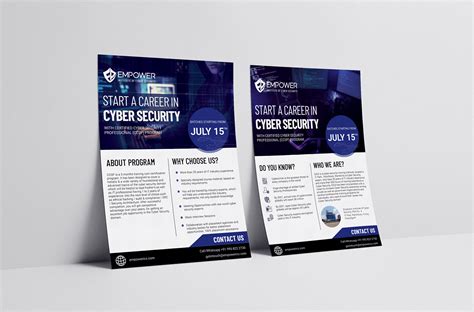 Cyber Security Flyer Design on Behance