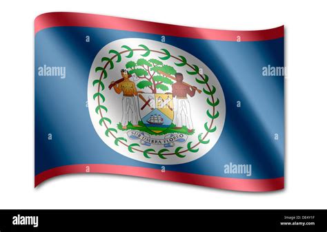 Bandera de Belice Fotografía de stock - Alamy