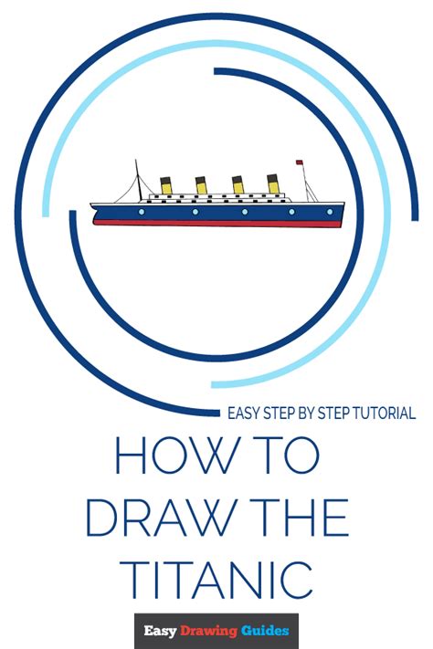 How To Draw The Titanic How To Draw The Titanic Step By Step Easy