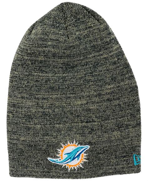 New Era Miami Dolphins Slouch It Knit Hat Macys