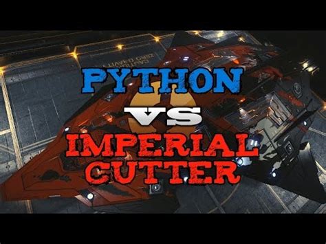 Python Vs Imperial Cutter Pvp Elite Dangerous Youtube