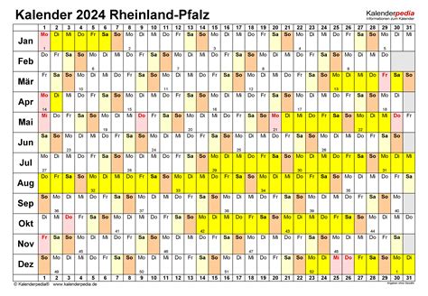 Kalender Rheinland Pfalz Ferien Feiertage Pdf Vorlagen