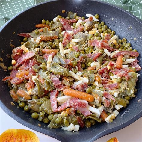 MENESTRA DE VERDURAS CON HUEVO Y JAMÓN COCINANDOMELAVIDA