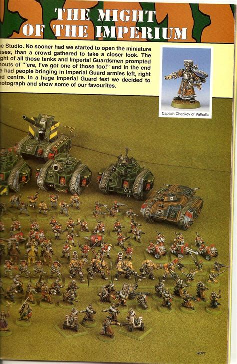 Copyright Games Workshop Imperial Guard Retro Review White Dwarf