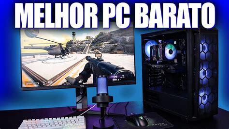 Melhor PC GAMER BARATO de até 4000 Reais Completo pra RODAR TUDO e