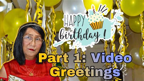 Mamas 60th Birthday Part 1 Video Greetings Baenot Vlogs 8 Youtube