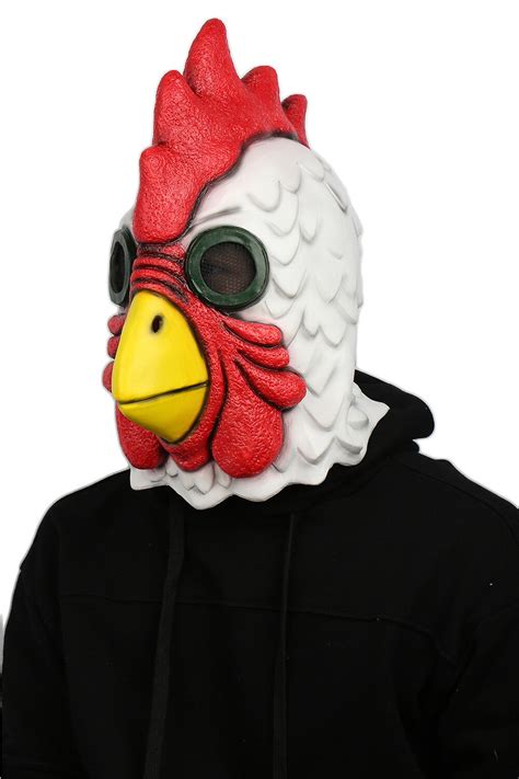 Richard Rooster Mask Hotline Miami Game Cosplay Props Latex Mask Adult