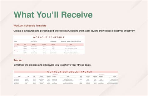 Workout Schedule Template - Download in Excel, Google Sheets | Template.net