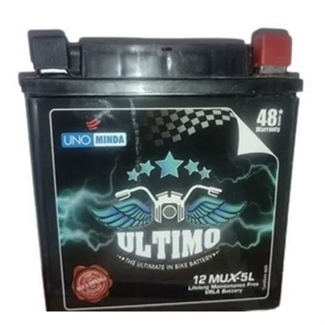 Capacity 3 Ah UNO Minda 12MUX 5L Two Wheeler Battery At Rs 1500 Piece