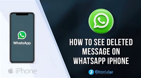 Discover How To See Deleted Whatsapp Messages On Your Iphone