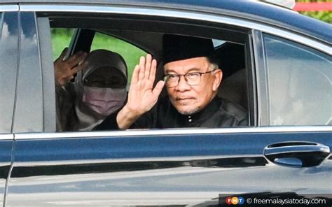 Anwar Tiba Di Istana Negara Untuk Angkat Sumpah Perdana Menteri Ke 10 FMT