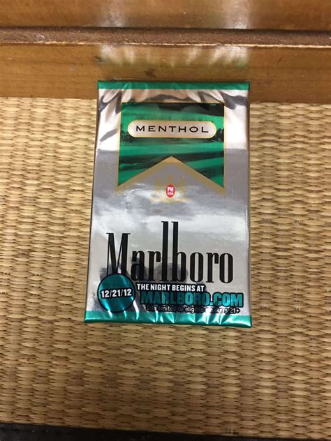 Marlboro Menthol Gold Pack Cigarette Hard Pack By Philip Morris Inc 12