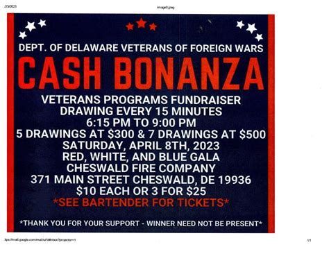 Vfw Department Of Delaware
