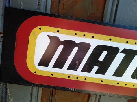 Matchbox -2001 – 2006 logo – Metal Sign – Naomi Jane Creations