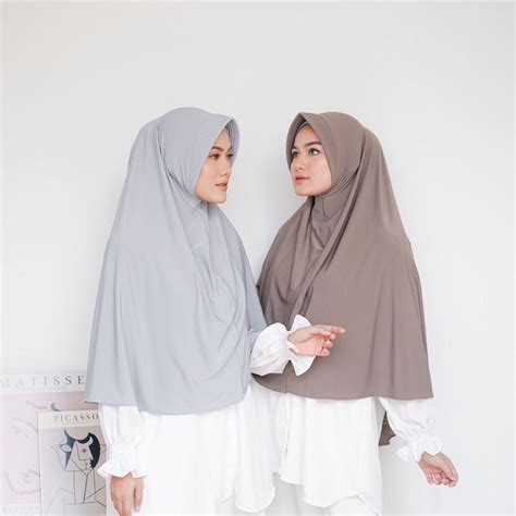 Jual Jilbab Bergo Hamidah L Hijab Bergo Jersey Pet L Kerudung