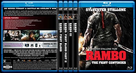 Rambo Collection Custom Bluray Cover Set English Covertr