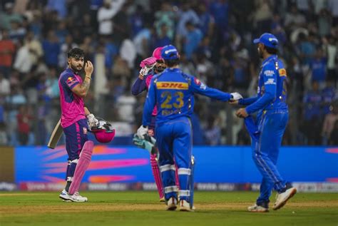 Ipl Mumbai Indians Vs Rajasthan Royals