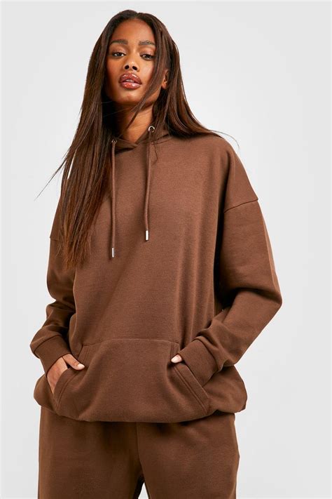 Womens Basic Oversized Hoodie Boohoo Uk