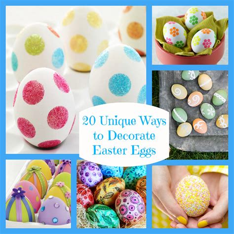 Twenty Unique Ways To Decorate Easter Eggs Bullock S Buzz