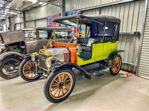 Vintage Ford Model T Car On Display At The National Transport Museum In