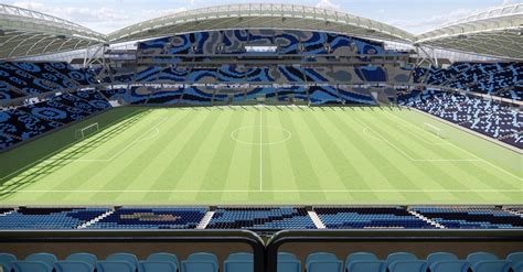 Australia: Aboriginal seating patterns at Sydney Football Stadium ...