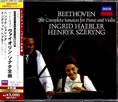 Henryk Szeryng Ingrid Haebler Sealed Cd Beethoven Violin Sonata