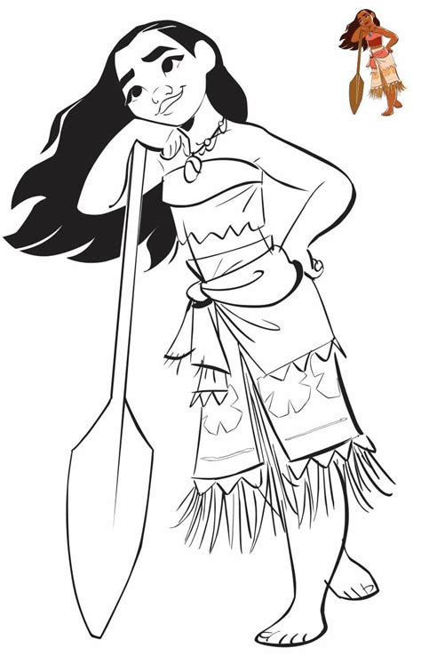 Princesa Moana Disney Desenhos Para Pintar Colorir Imprimir Moldes E