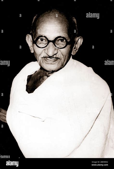 Mahatma Gandhi 1869 1948 Indian Nationalist Hi Res Stock Photography