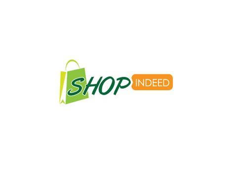 Elegant Playful Online Shopping Logo Designs For Shopindeed Shop