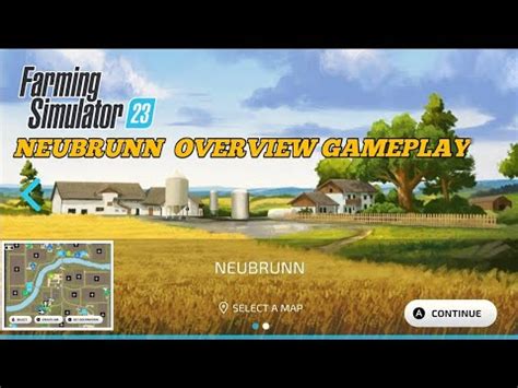 Fs Neubrunn Map First Look In Farming Simulator Gameplay Youtube