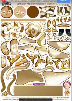 Cookie Run Crafts Ideas Cookie Run Paper Doll Template Doll Cookies