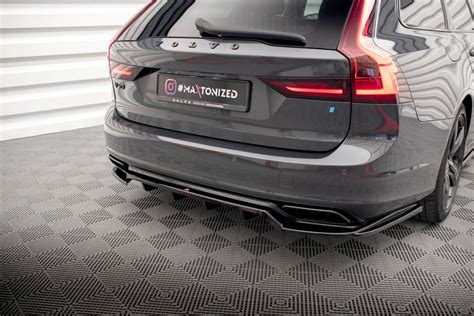 Central Rear Splitter With Vertical Bars Volvo V S R Design Mk