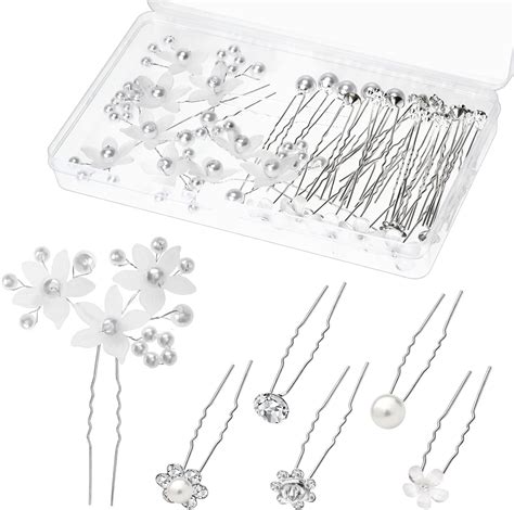 28 Pezzi Forcine Capelli Sposa Fiore Accessori Per Fermagli Per