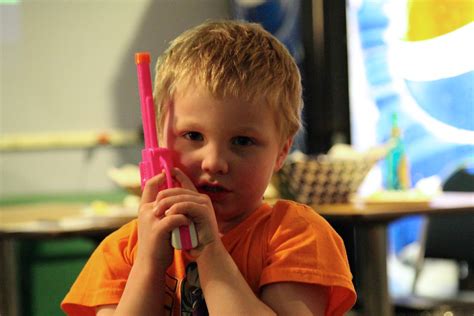 Posing With Pink Toy Gun Pittsburgh Deaf Clubhouse Pitts Flickr