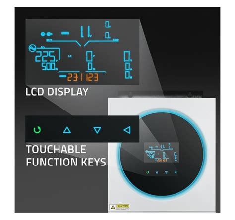 Qoltec Hybrydowy Inwerter Solarny Off Grid Kva Kw A Mppt