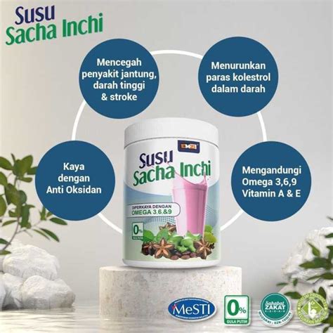 Susu Sacha Inchi EMZI Sacha Inchi Capsules Kopi Sacha Inchi | Lazada