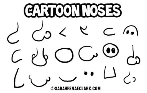 How To Draw A Nose Cartoon Step By Step