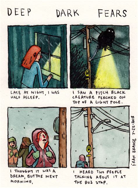 Your Darkest Fears As Creepy Comic Strips 27 Pics