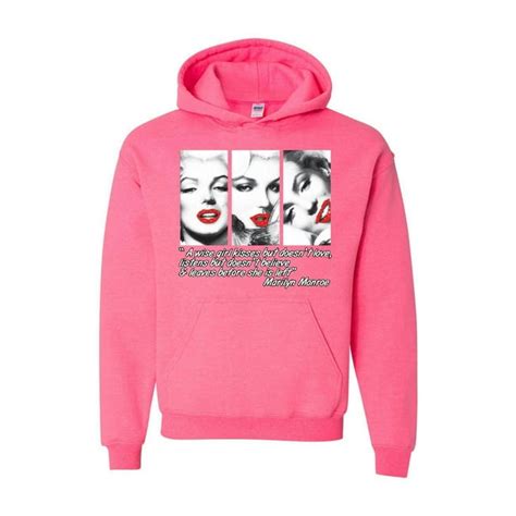 Unisex Marilyn Monroe Wise Girl Hoodie Sweatshirt