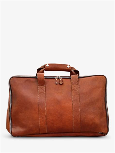 Leglobe Trotter Naturel Sac De Voyage Cuir Marron Paul Marius