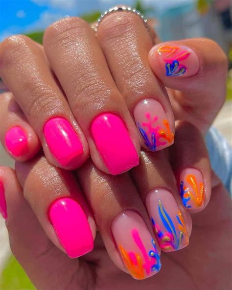 Summer Nail Trending To Try Now Cute Gel Nails Neon Nails