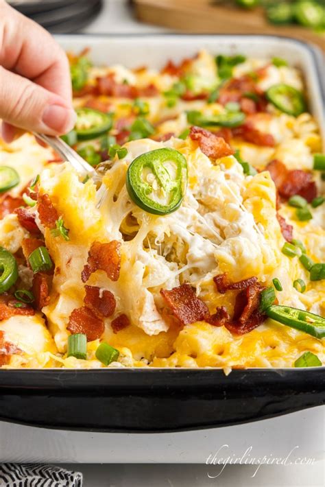 Jalapeño Popper Chicken Casserole Girl Inspired