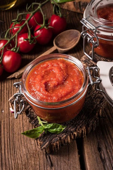 Homemade Tomato Paste Stock Photo Image Of Gourmet Dinner 75085856