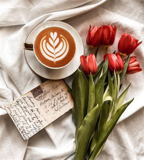 Good Morning Flowers Beautiful Morning Coffee Mornings Spring Tea