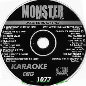 mh1077 – Male Country Hits – Karaoke Korner